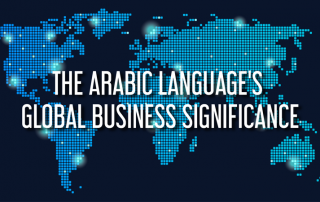 Arabic language global business significance