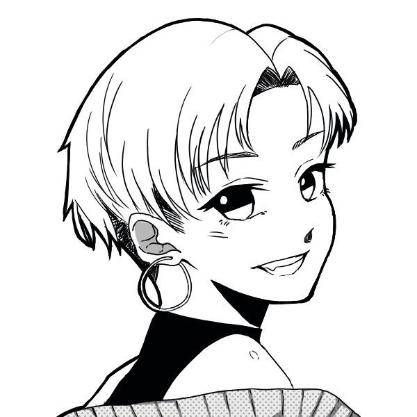 Manga coloring example 6