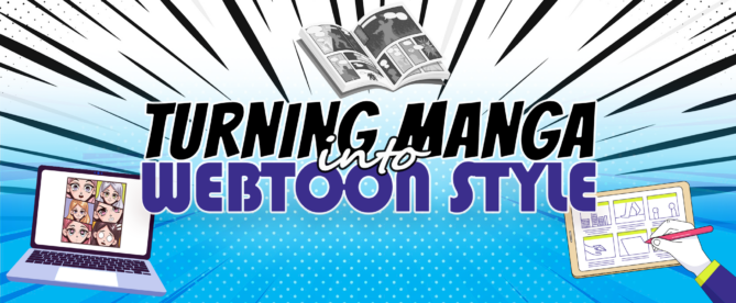 Turning manga into webtoon