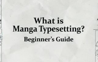 What is manga typesetting