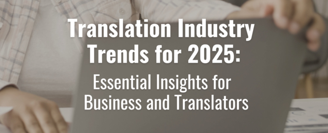 Translation industry trends for 2025