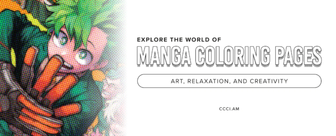 Explore the World of Manga Coloring Pages: Art, Relaxation, and Creativity